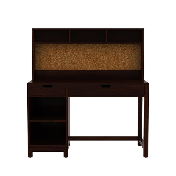 Kia Sheesham Wood Study Table In Walnut Finish