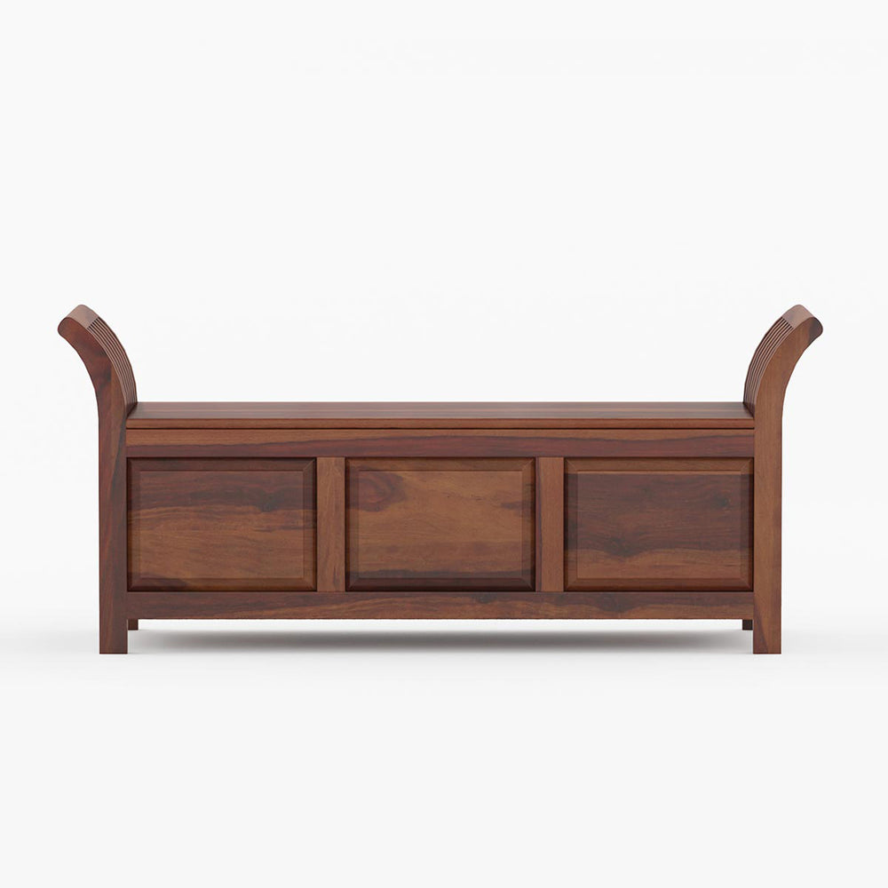 Syan Sheesham Wood Trunk In Provincial Teak Finish