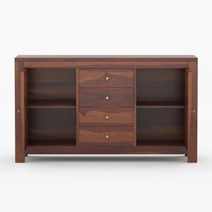 Alacca Sheesham Wood Sideboard In Provincial Teak Finish