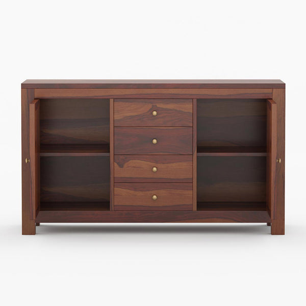 Alacca Sheesham Wood Sideboard In Provincial Teak Finish