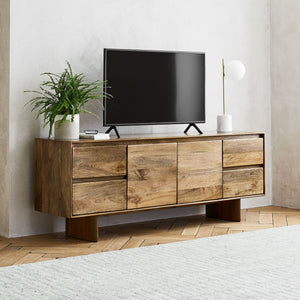 Reggie Solid Mango Wood 2 Door 2 Drawer