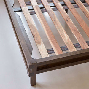 Quinlynn Solid wood Queen Size Bed in Provincial Teak Finish (Matrress Size 60-78 inches )