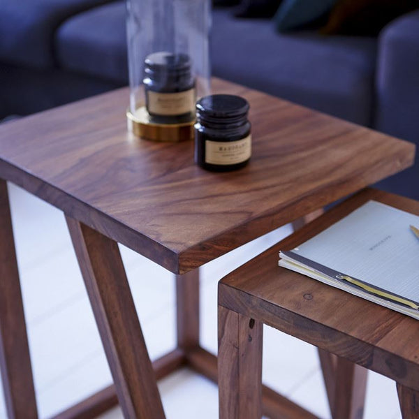Solid Wood Sheesham Set Of Stool