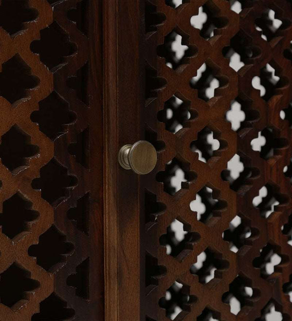 Kaa Sheesham Wood Prayer Unit In Provincial Teak Finish