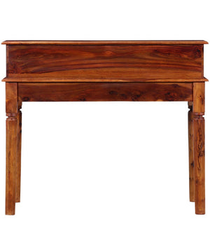 Sipo Sheesham Wood Study Table In Honey Oak Finish