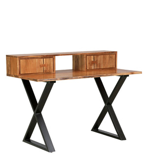 Shado Acacia Wood Study Table in Natural Finish