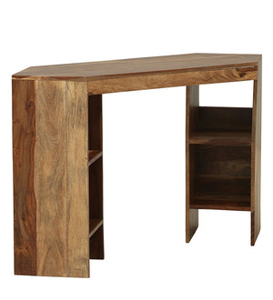 hsha Sheesham Wood Study Table in Teak Finish