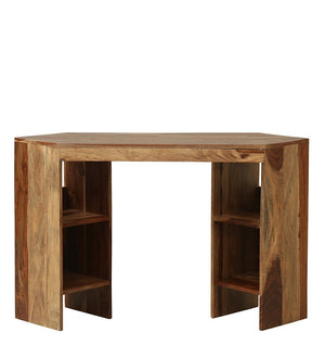 hsha Sheesham Wood Study Table in Teak Finish