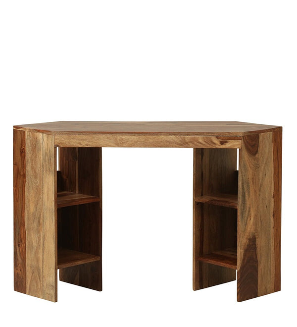hsha Sheesham Wood Study Table in Teak Finish