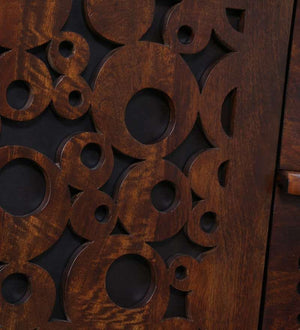 Lifty Sheesham Wood Sideboard In Provincial Teak Finish