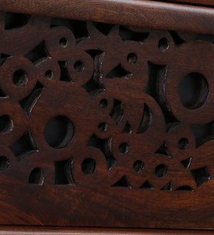 Lifty Sheesham Wood Sideboard In Provincial Teak Finish