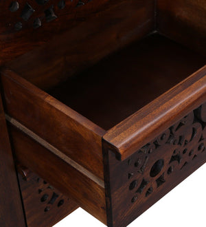 Lifty Sheesham Wood Sideboard In Provincial Teak Finish