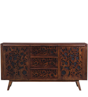 Lifty Sheesham Wood Sideboard In Provincial Teak Finish