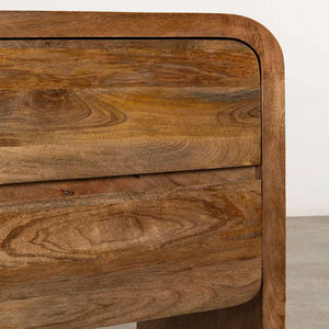 Stigen Solid Mango Wood Sideboard with 6 Drawers in Provincial teak Finish