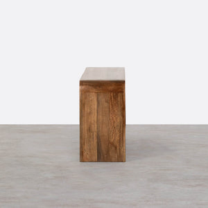 Stigen Solid Mango Wood Sideboard with 6 Drawers in Provincial teak Finish