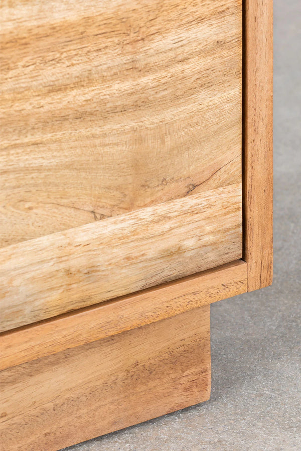 Ruben Solid wood Mango Sideboard with 2 Door & 3 Drawer in Natural Finish