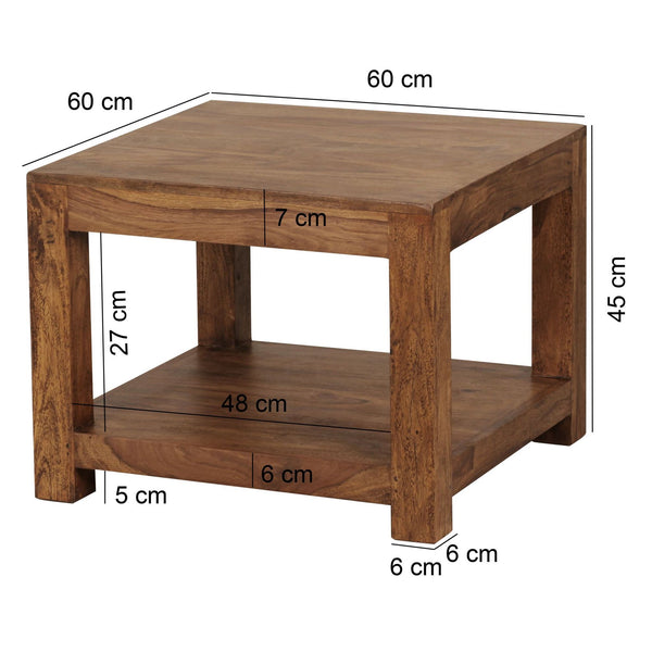 Solid Wood Sheesham Classic Center Table