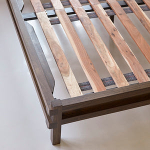 Quinlynn Solid wood King Size Bed in Provincial Teak Finish (Matrress Size 72-78 inches )