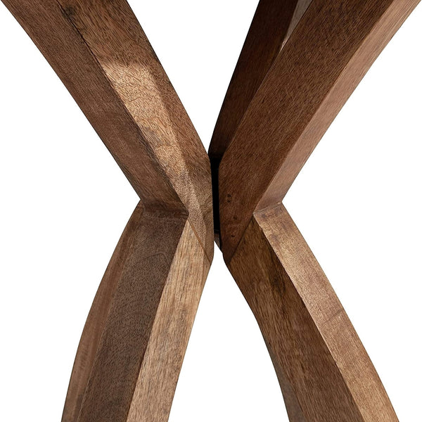 Round Wood Side Table, 20x20x25, Natural