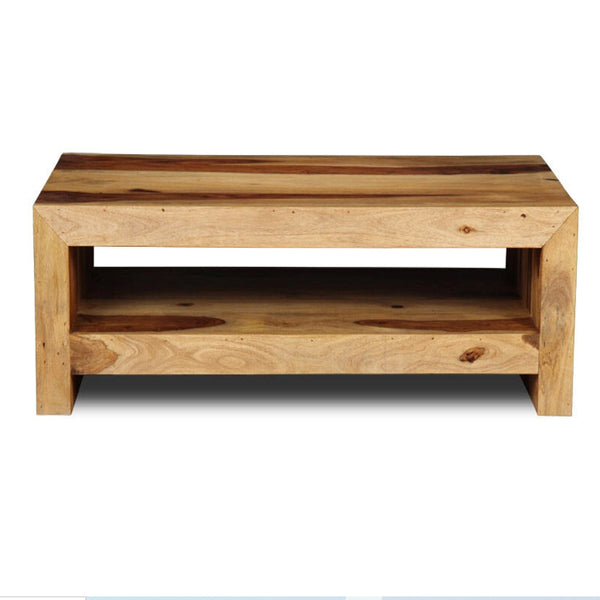 Solid wood sheesham cuby center table
