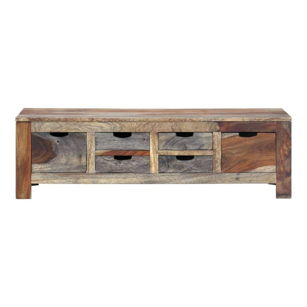 Solid Wood Sheesham Coffee Table With 6 Drawers