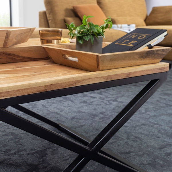 Freeman Solid Wood Side Table