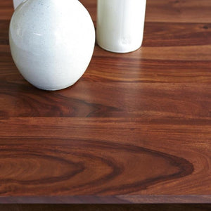 Solid Wood Sheesham Metric Coffee Table With 2 Open Shalves