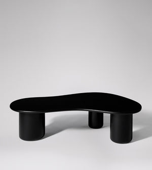 Hima Solid Wood Coffee Table in black Finish