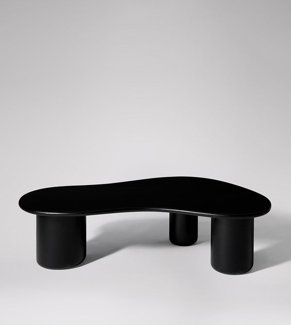 Hima Solid Wood Coffee Table in black Finish