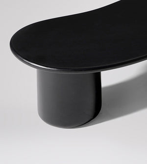 Hima Solid Wood Coffee Table in black Finish