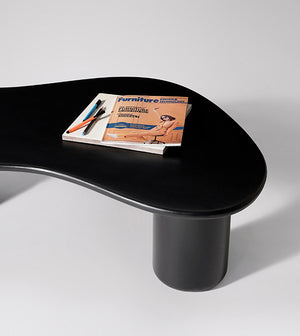 Hima Solid Wood Coffee Table in black Finish