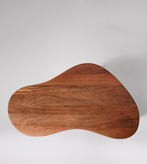 Hima Solid Wood Coffee Table in dark brown Finish