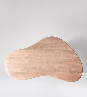 Hima Solid Wood Coffee Table in Natural Finish