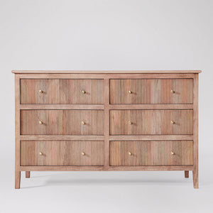 Woolyarf Solid Wood CHEST OF DRAWERS in Natural Finish