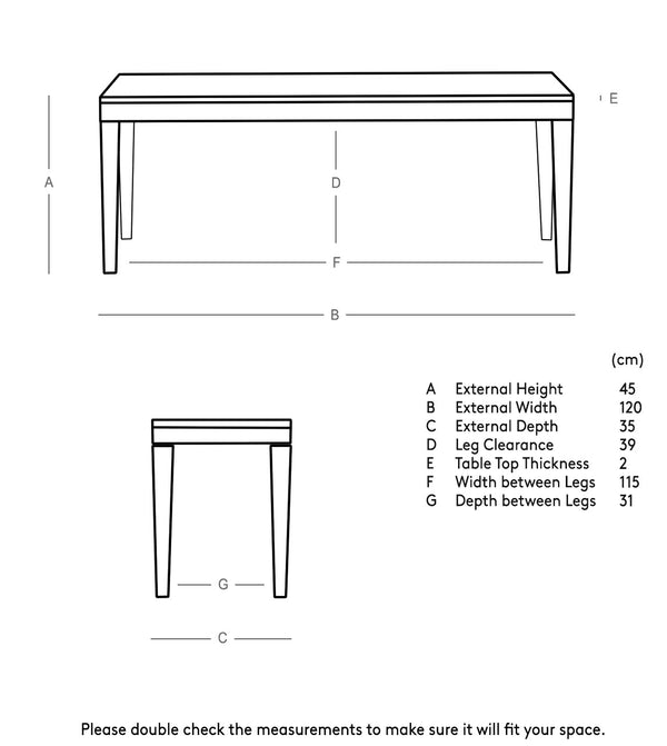 Jorn Solid Wood Bench in dark brown Finish