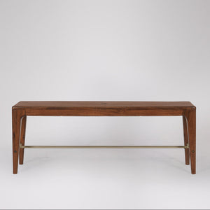 Pearl Solid Wood Bench in Natural Finish