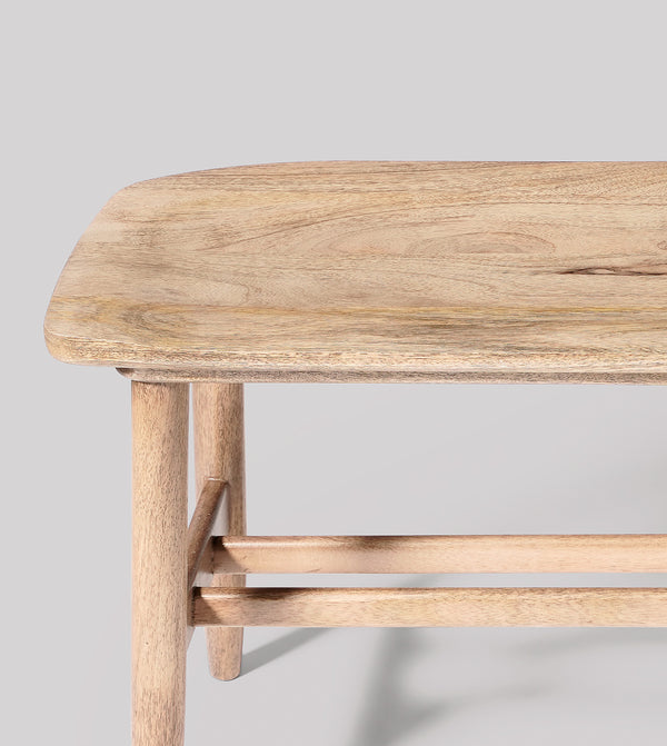 Norway Solid Wood Bench in Natural Finish