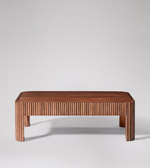Bulbul Solid Wood Coffee Table in dark brown Finish
