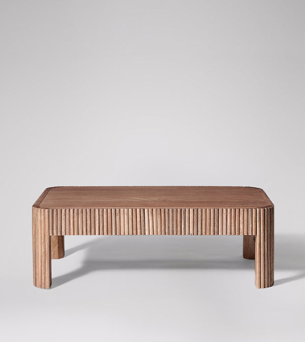 Bulbul Solid Wood Coffee Table in Natural Finish