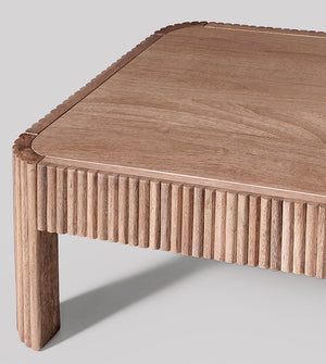 Bulbul Solid Wood Coffee Table in Natural Finish