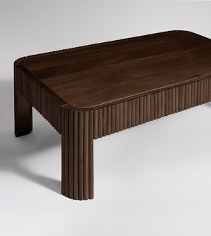 Bulbul Solid Wood Coffee Table in tobbacco-stained Finish