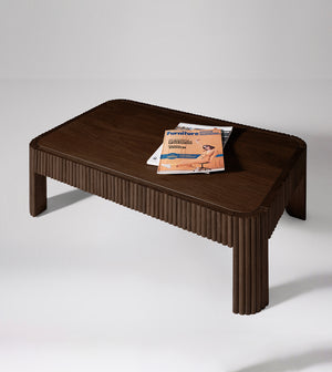 Bulbul Solid Wood Coffee Table in tobbacco-stained Finish
