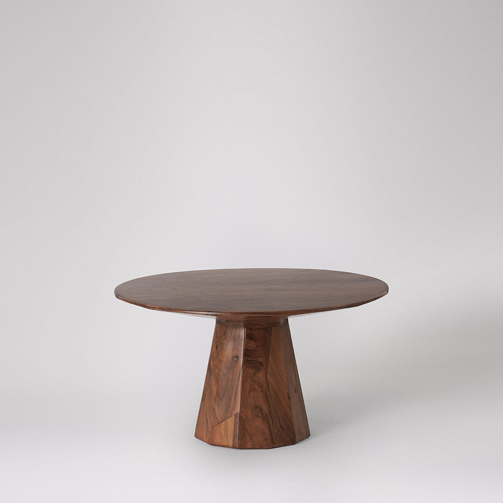 Tiffey Solid Wood Coffee Table in dark brown Finish