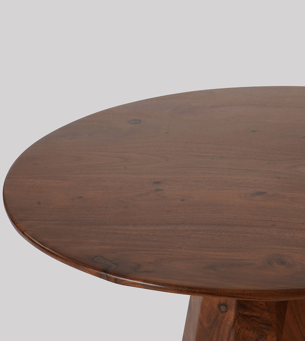 Tiffey Solid Wood Coffee Table in dark brown Finish