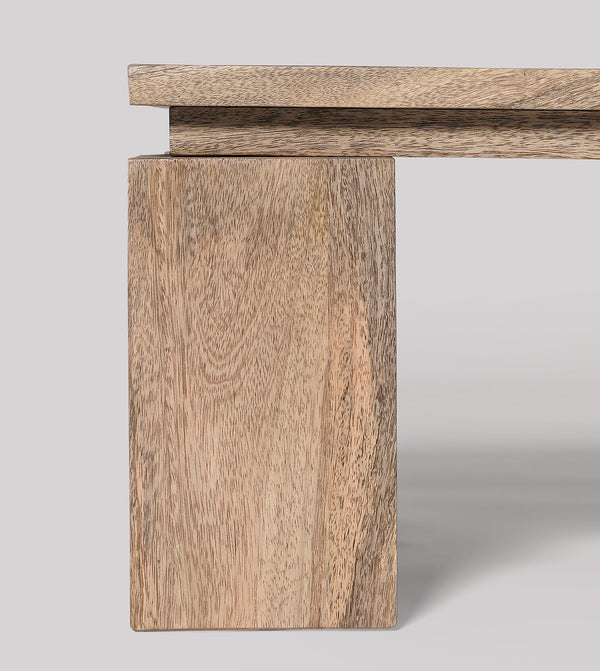 Netp Solid Wood Coffee Table in Natural Finish