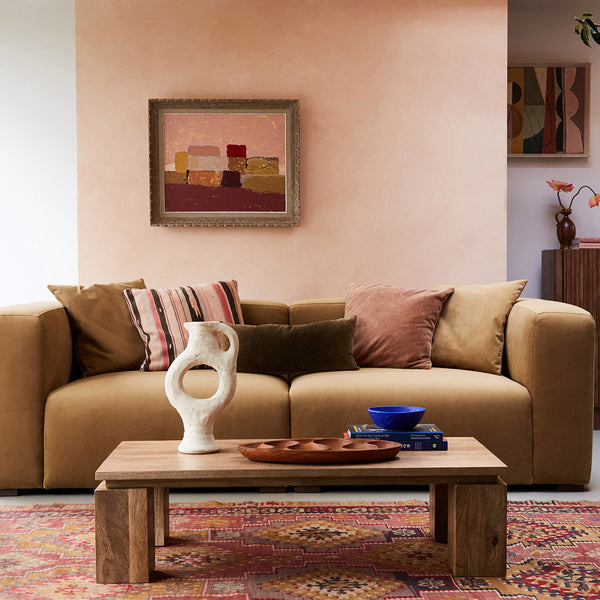 Netp Solid Wood Coffee Table in Natural Finish