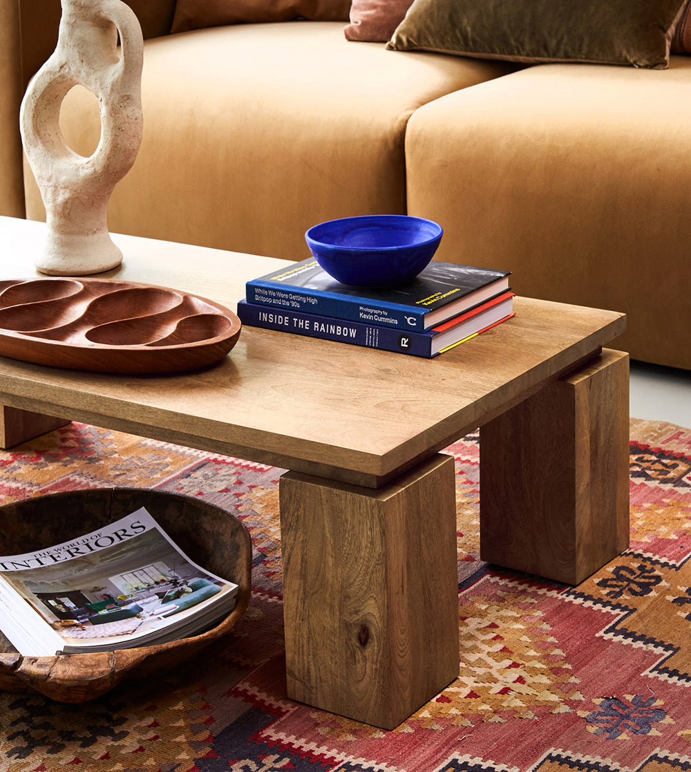 Netp Solid Wood Coffee Table in Natural Finish