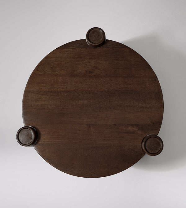 Wellc Solid Wood Coffee Table in tobacco-stained Finish
