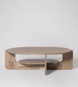 Roundway Solid Wood Coffee Table in Natural Finish