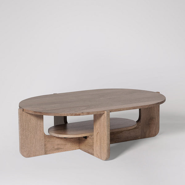 Roundway Solid Wood Coffee Table in Natural Finish